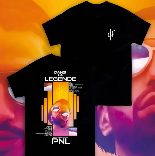 T-shirt pnl dans la légende