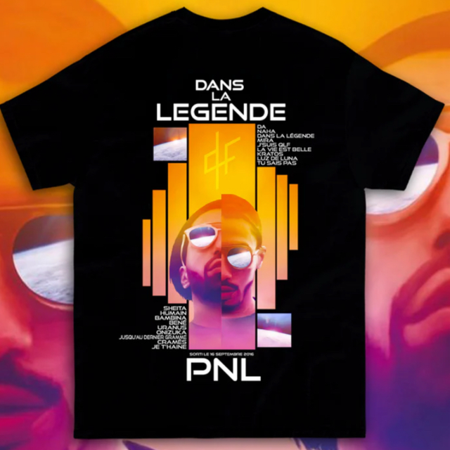 T-shirt pnl dans la légende